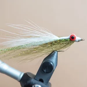 Clouser Minnow - Olive and White