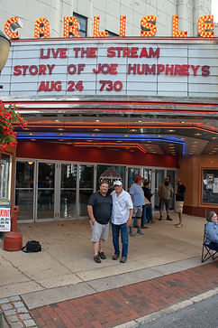 Ralph meets Joe at a showing of Live the Stream: The Story of Joe Humphreys in Carlisle, PA.