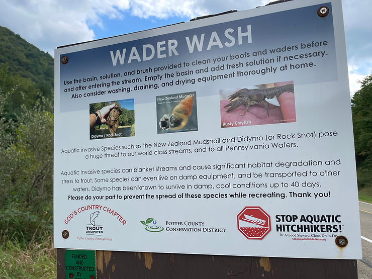 Wader wash sign
