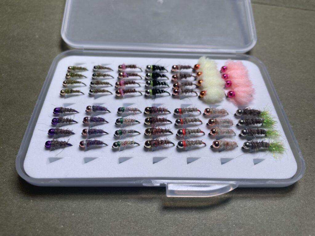 Confidence Flies our assortment of Euro Nymph flies