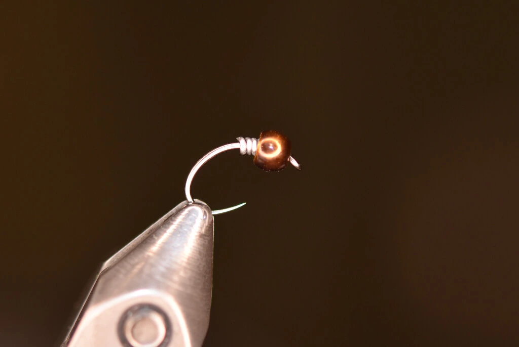 Tying the Black Perdigon fly for trout