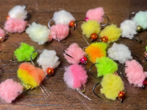 Egg patterns for trout