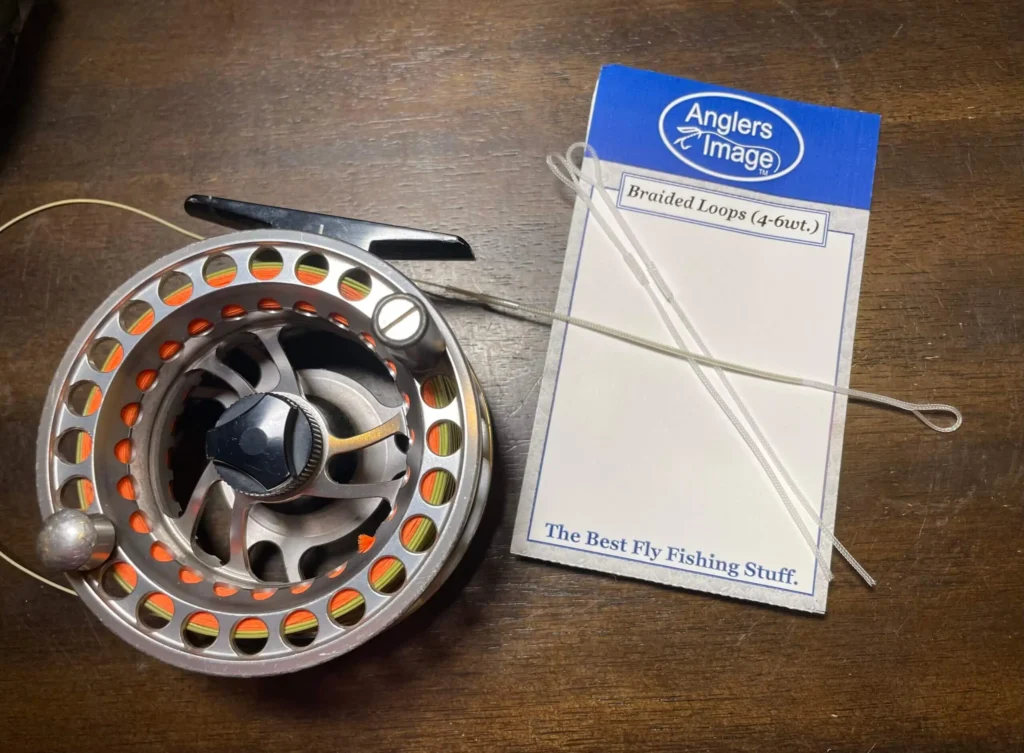 fly reel and braided loops