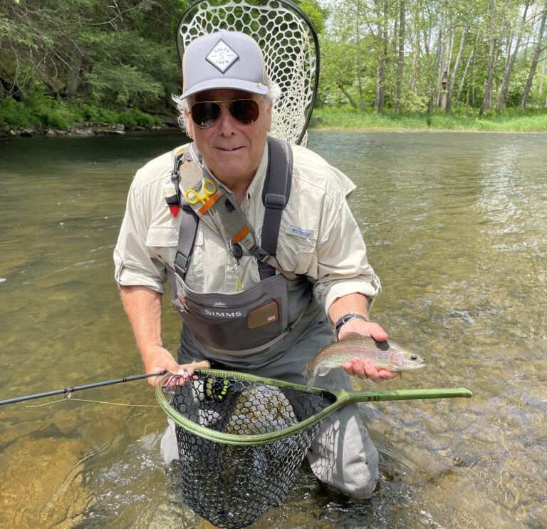 man holding fish