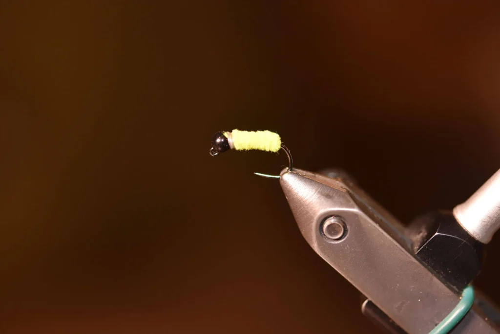 Fly tying green weenie