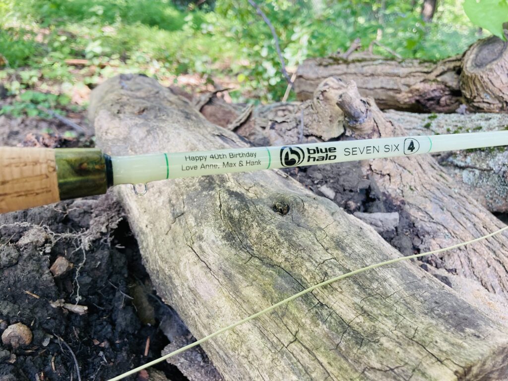 blue halo fiberglass rod